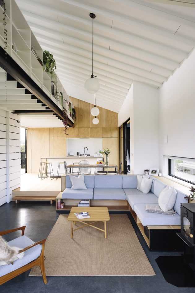 River Retreat House por Edwards White Architects en Nueva Zelanda